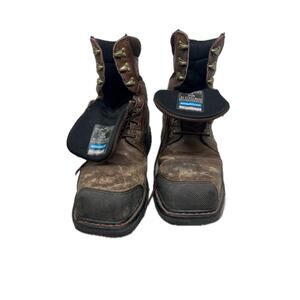 Ariat OverDrive 8" Wide Sq Toe Wtrprf Comp Toe Boot Mens 9.5